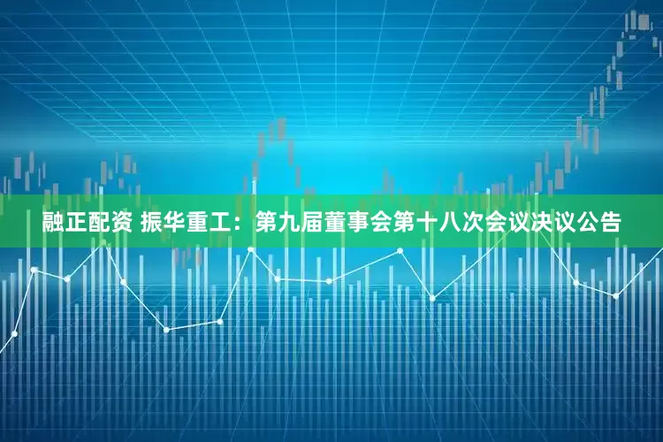 融正配资 振华重工：第九届董事会第十八次会议决议公告